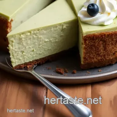 How to Bake Matcha Cheesecake | Decadent Delight: A Creamy Joy Recipe Card
