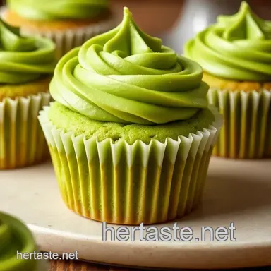 Easy Fluffy Matcha Cupcakes - Delightful Treats for Every Occasion Recipe Card