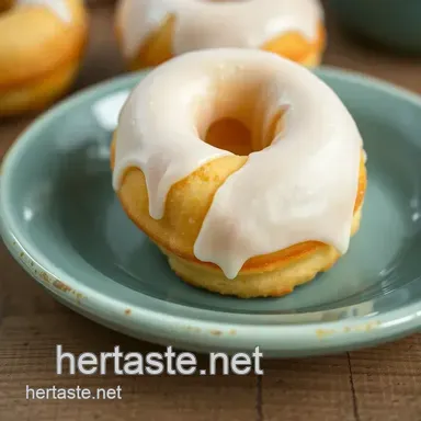 Vanilla Bliss Mini Donuts presentation