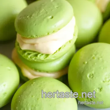 How to Bake Pandan Macarons with Creamy Buttercream: A Delicious Guide! Recipe Card