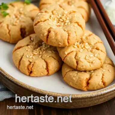 How to Bake Sesame Cookies: Sweet & Spicy Delight for Cozy Afternoons Recipe Card