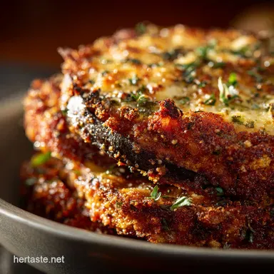 Eggplant Parmesan: The Classic Crispy Baked Recipe (Non-Greasy) Recipe Card