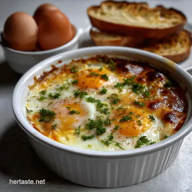 Simple Baked Eggs Recipe: A Quick Easy Breakfast