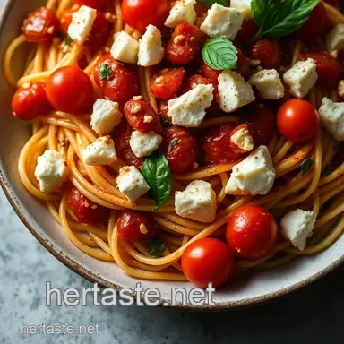 TikTok Feta Pasta Recipe: Perfected & Delicious! Recipe Card
