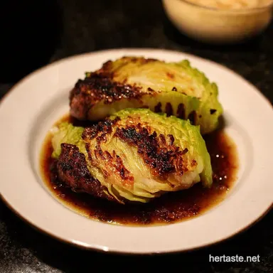 Balsamic Honey Roasted Cabbage Steaks My New Fave Recipe Card