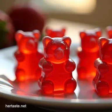 Homemade Strawberry Gummy Bears Recipe Berry Good Fun Recipe Card