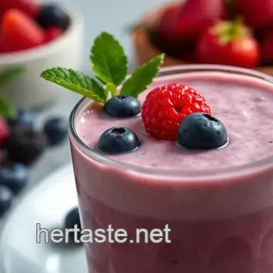 Berry Good Morning Smoothie: Quick & Healthy Smoothies Recipes