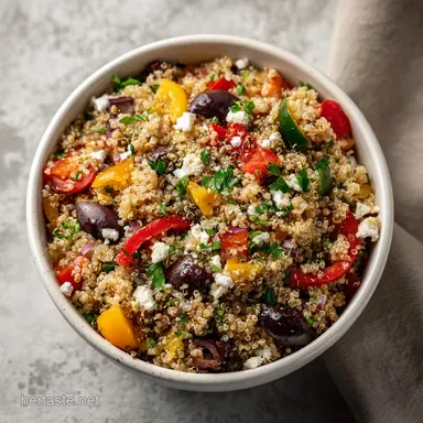 Best Quinoa Salad Recipe with Feta in 30 Minutes Recipe Card