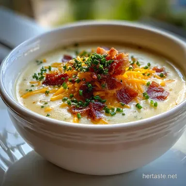 The Best Homemade Loaded Potato Soup in 50 Min