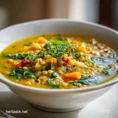Best Lentil Soup Recipe in 50 Minutes Recipe Card