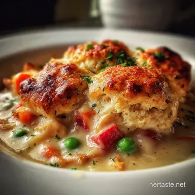 Red Lobster Biscuit Chicken Pot Pie: Creamy Recipe Card