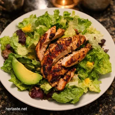 Blackened Chicken Salad with Avocado My Sunshine Salad Recipe Card