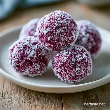 Blueberry Ladoo with Coconut Recipe Card