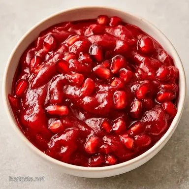 Pomegranate Chutney in 25 Minutes Recipe Card
