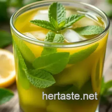 How to Make the Best Brewed Iced Green Tea with Fresh Mint Flavor