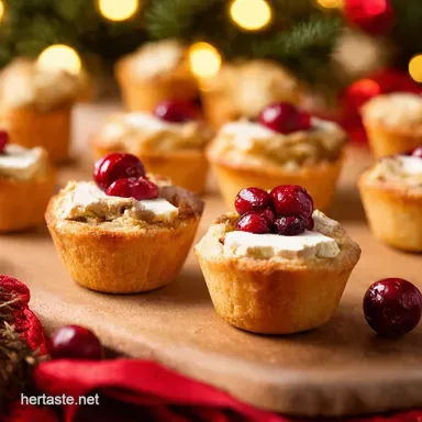 Easy New Years Eve Appetizers Brie Cranberry Bites Recipe Card