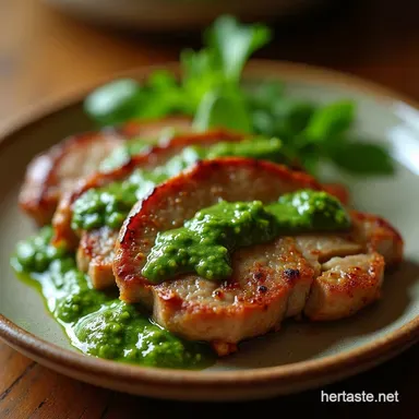The Best Cilantro Chimichurri Recipe Easy Herbaceous Sauce Recipe Card