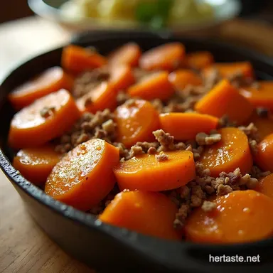 Best Baked Southern Candied Yams with Brown Butter Glaze Recipe Card