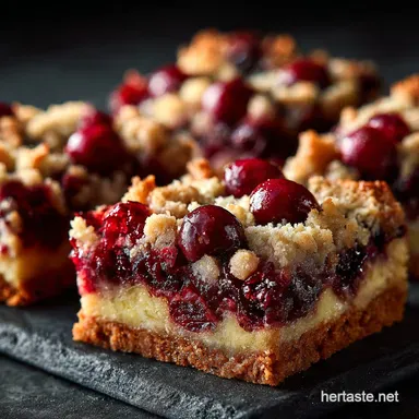 Cranberry Crumble Bars: The Ultimate Sweet-Tart Autumn Dessert Recipe Card