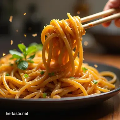 Easy Buttery Garlic Noodles Better Than Takeout Flavor Recipe Card