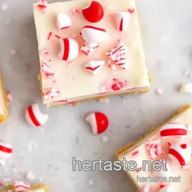 Candy cane flavors: 5 Amazing No-Bake Cheesecake Bar Recipes! presentation