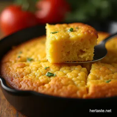 Best Southern Cornbread Recipe Crisp Skillet Cornbread Recipe Card