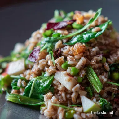 Charlie Bird Farro Salad Recipe Taste of NYC at Home Recipe Card
