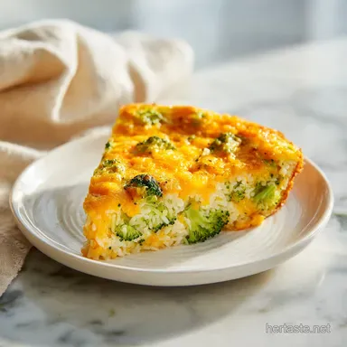 Cheddars Broccoli Cheese Casserole: Rice Recipe Card