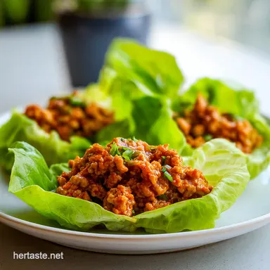 Thai Lettuce Wraps in 30 Minutes Recipe Card