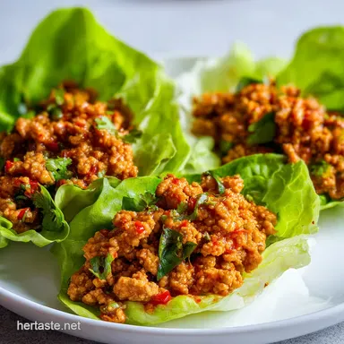 Thai Lettuce Wraps in 30 Minutes