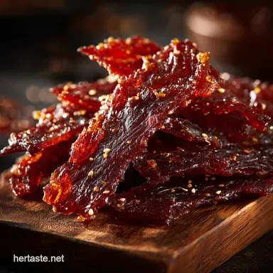 My Best Homemade TERIYAKI BEEF JERKY Sticky Glazed So Moreish