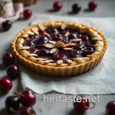 How to Create My Grandmother's Cherry-Almond Tart: A Taste of Cherry Bliss Recipe Card
