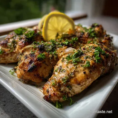 Chicken Marinade for Grilling in 25 Minutes | Juicy & Zesty Recipe Card