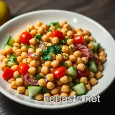Easy &amp Vibrant Chickpea Salad: My Go-To Summer Recipe