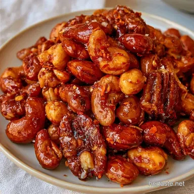 Chile Sumac Pomegranate Nuts in 35 Minutes