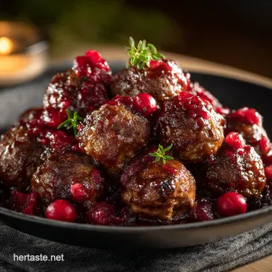 Christmas Cranberry Meatballs: The Best Festive Appetizer Recipe Recipe Card