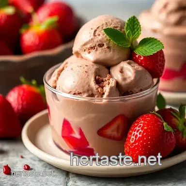 How to Make Churned Chocolate Strawberry Delight: An Amazing Ice Cream Recipe Card