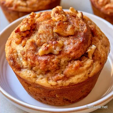 Cinnamon Banana Nut Muffins for 12