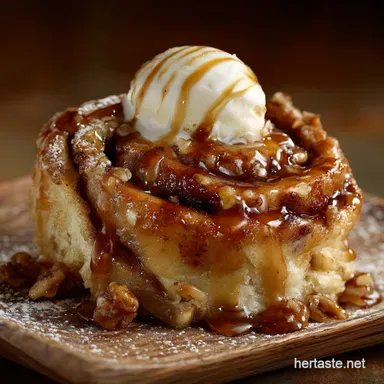 Ultimate Cinnamon Roll Apple Cobbler Quick Scone Dough Recipe Card