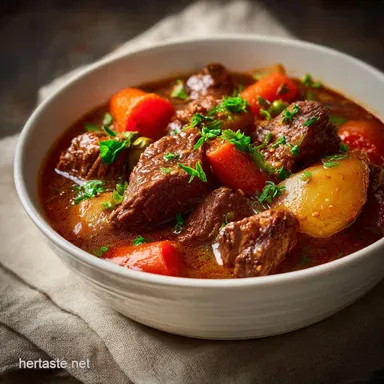 Classic Beef Stew Recipe for 6 Servings