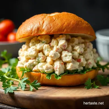 Classic Chicken Salad Sandwich: One of the 10 best chicken salad recipes! Recipe Card