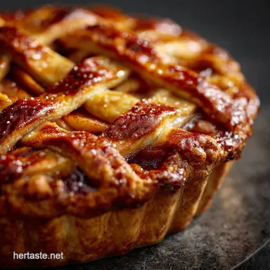 Apple Pie: The Chefs Perfect Classic Flaky Crust Recipe Recipe Card