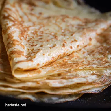 Easy Crepe Batter Recipe Classic French Thin Crepes Recipe Card