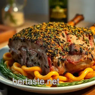 Herb-Crusted Roast Lamb Recipe: A Sunday Roast Classic!