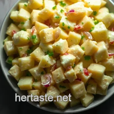 Easy & Creamy Southern Potato Salad Recipe: A Family Favorite Side Dish Recipe Card