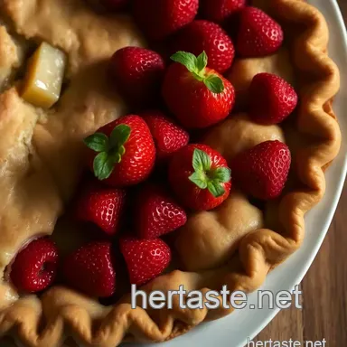 Classic Strawberry Rhubarb Pie Recipe: A Summer Must-Try Recipe Card
