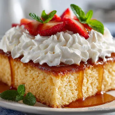Tres Leches Cake The Ultimate Classic Three Milk Cake Recipe Recipe Card