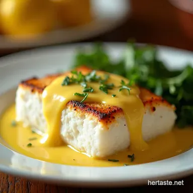 Baked Cod in Coconut Lemon Cream Sauce Easy 40Min Dinner Recipe Card