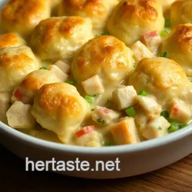 Easy & Comforting Chicken and Dumpling Casserole: A Family Favorite Recipe Card