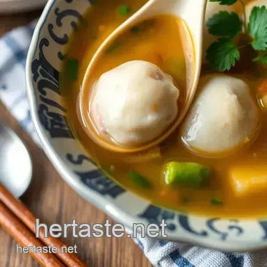 Ultimate Comforting Spoon Bouillon with Fluffy Dumplings: A Hug in a Bowl Recipe Card